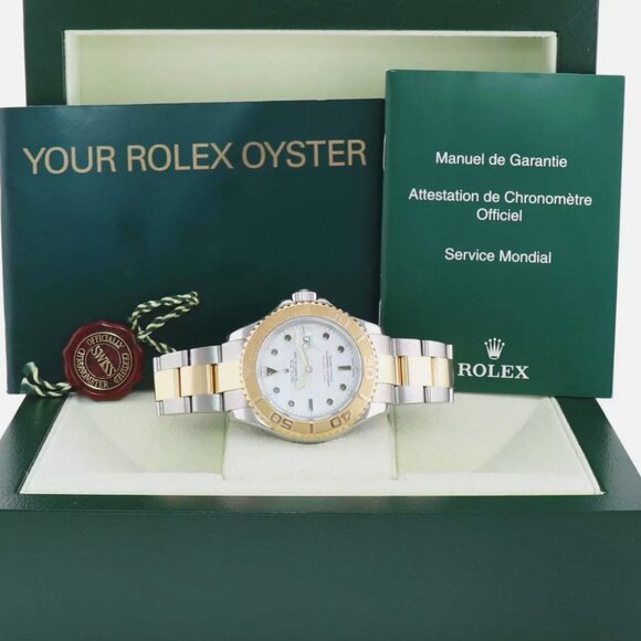 18kt Rolex Master Perpetual Two Tone Watch With Box and Hang Tag! - Picture 2 of 7